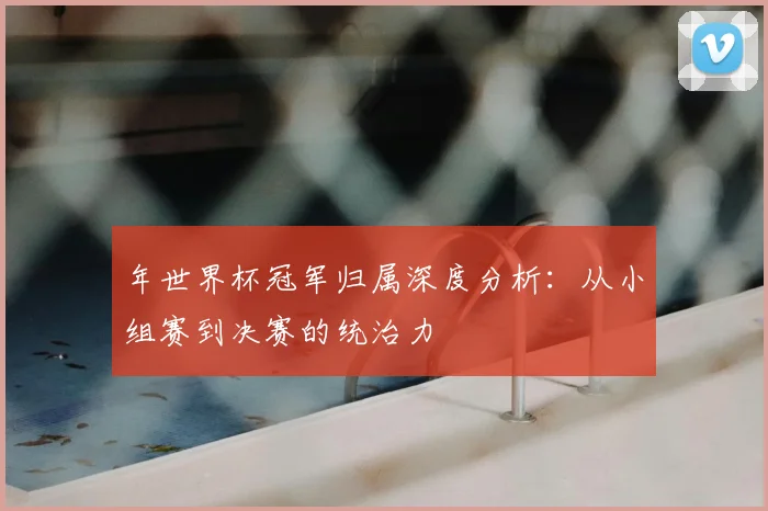年世界杯冠军归属深度分析：从小组赛到决赛的统治力